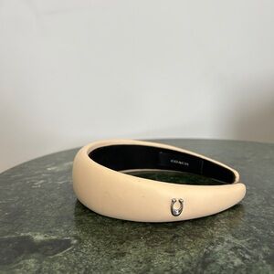 Coach Leather Headband